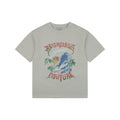 Balenciaga Couture Sunset Wave Graphic Tee – Grey