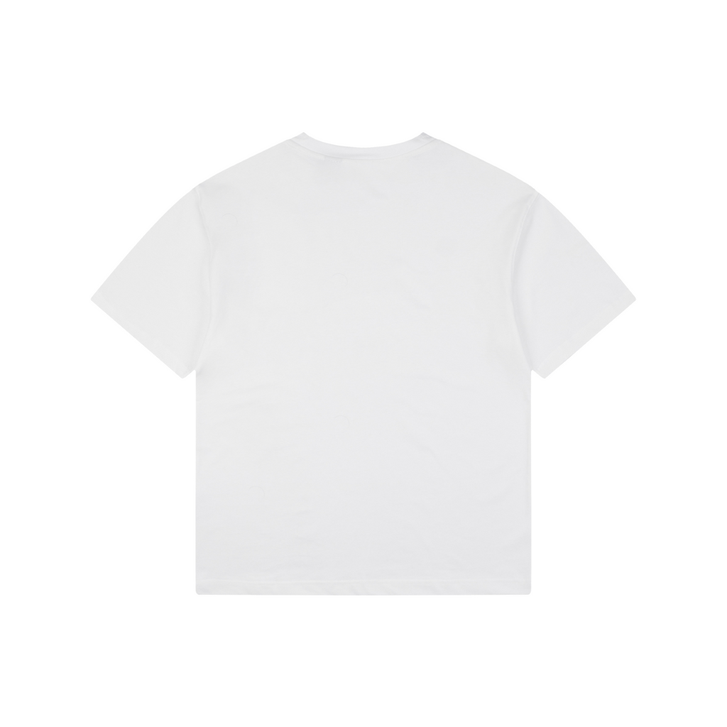 Burberry London 1856 Check Pennant Flag Embroidered Tee – White