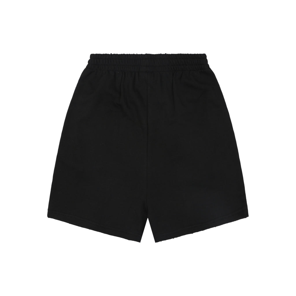 Balenciaga Tape Blurred Letter Print Shorts – Black