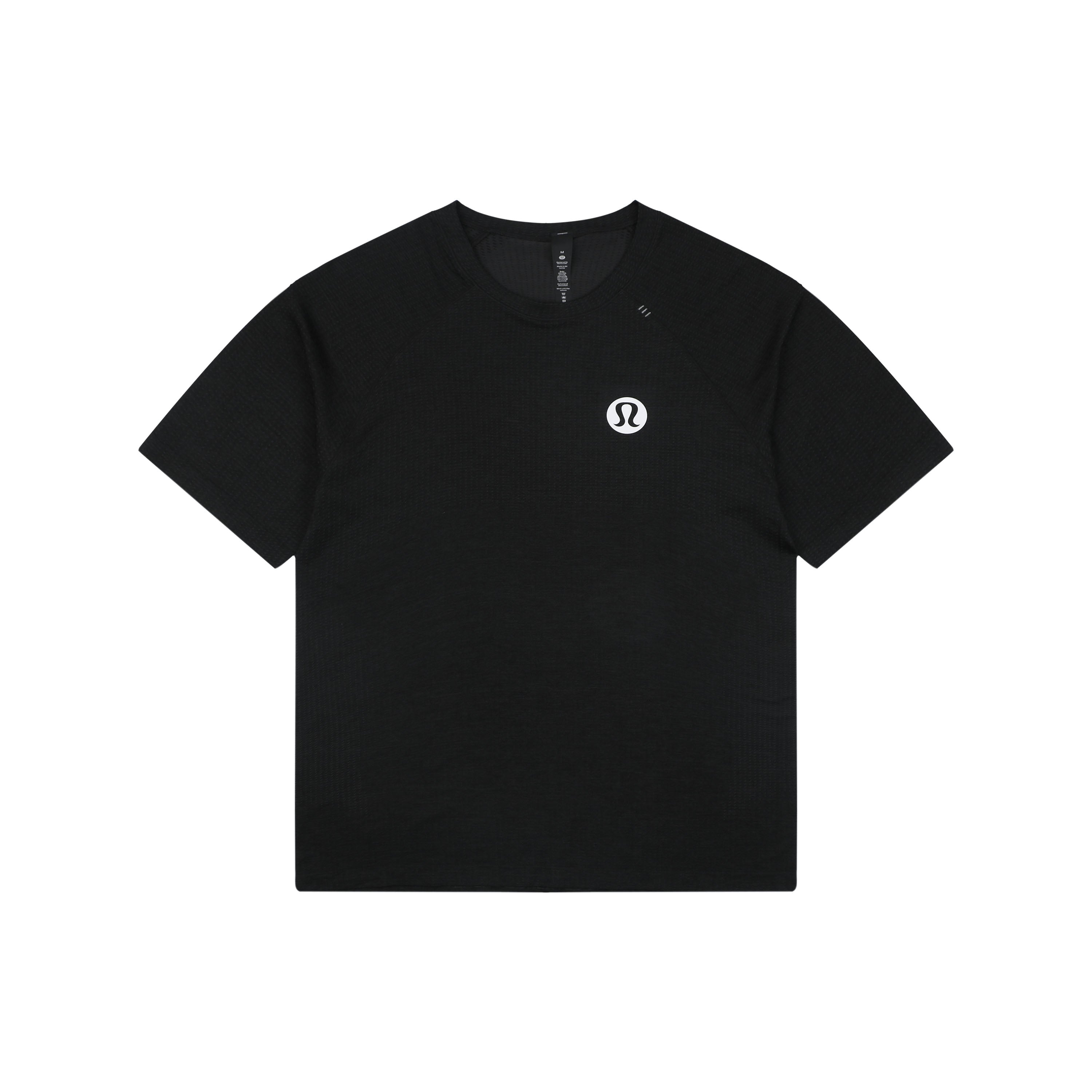 Lululemon Oversized Logo Ventilated Quick-Dry Tee – Black