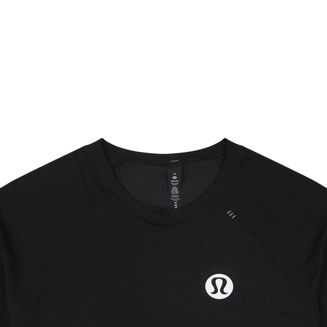 Lululemon Oversized Logo Ventilated Quick-Dry Tee – Black