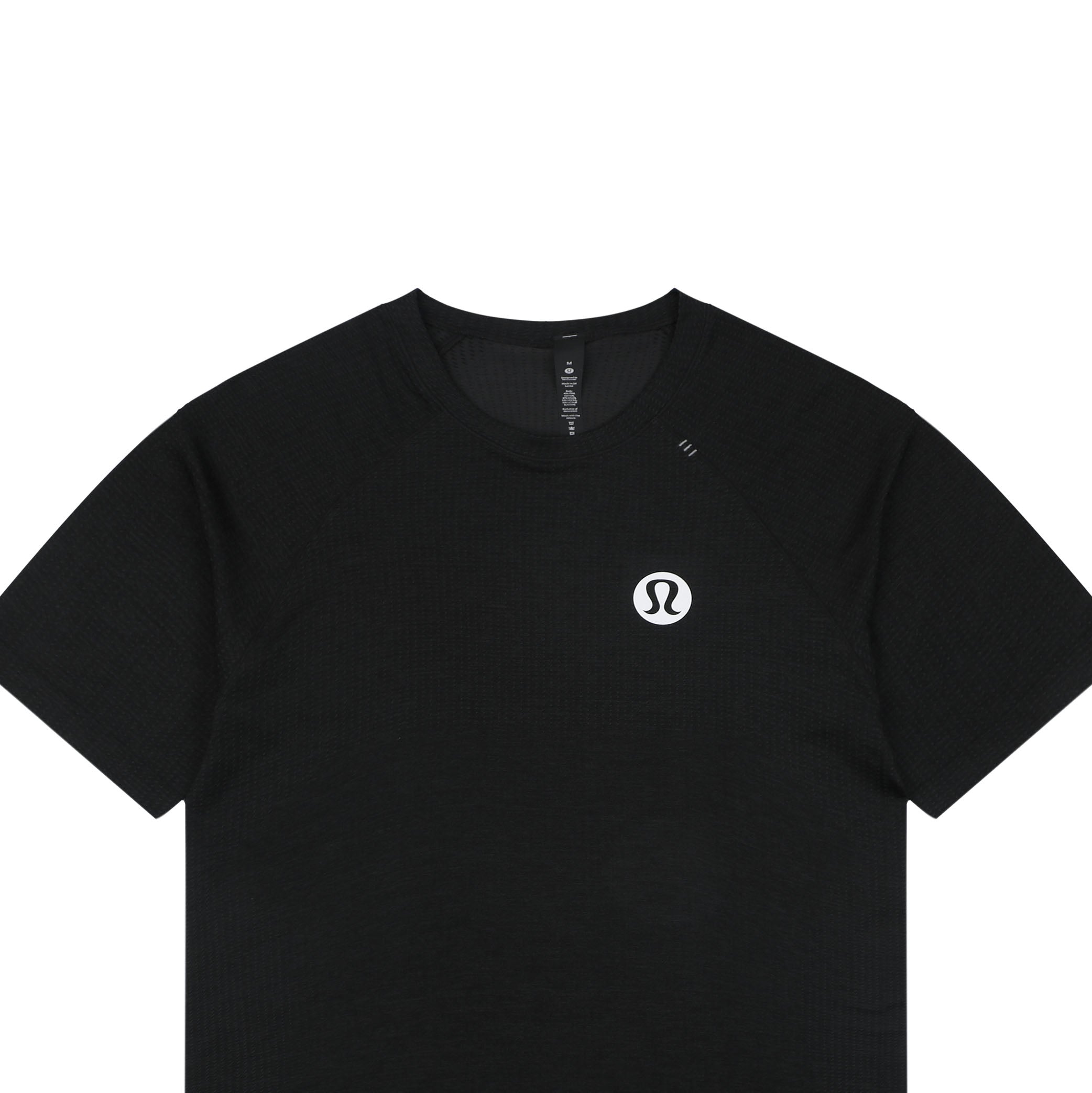 Lululemon Oversized Logo Ventilated Quick-Dry Tee – Black