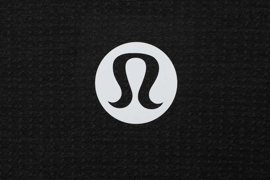 Lululemon Oversized Logo Ventilated Quick-Dry Tee – Black