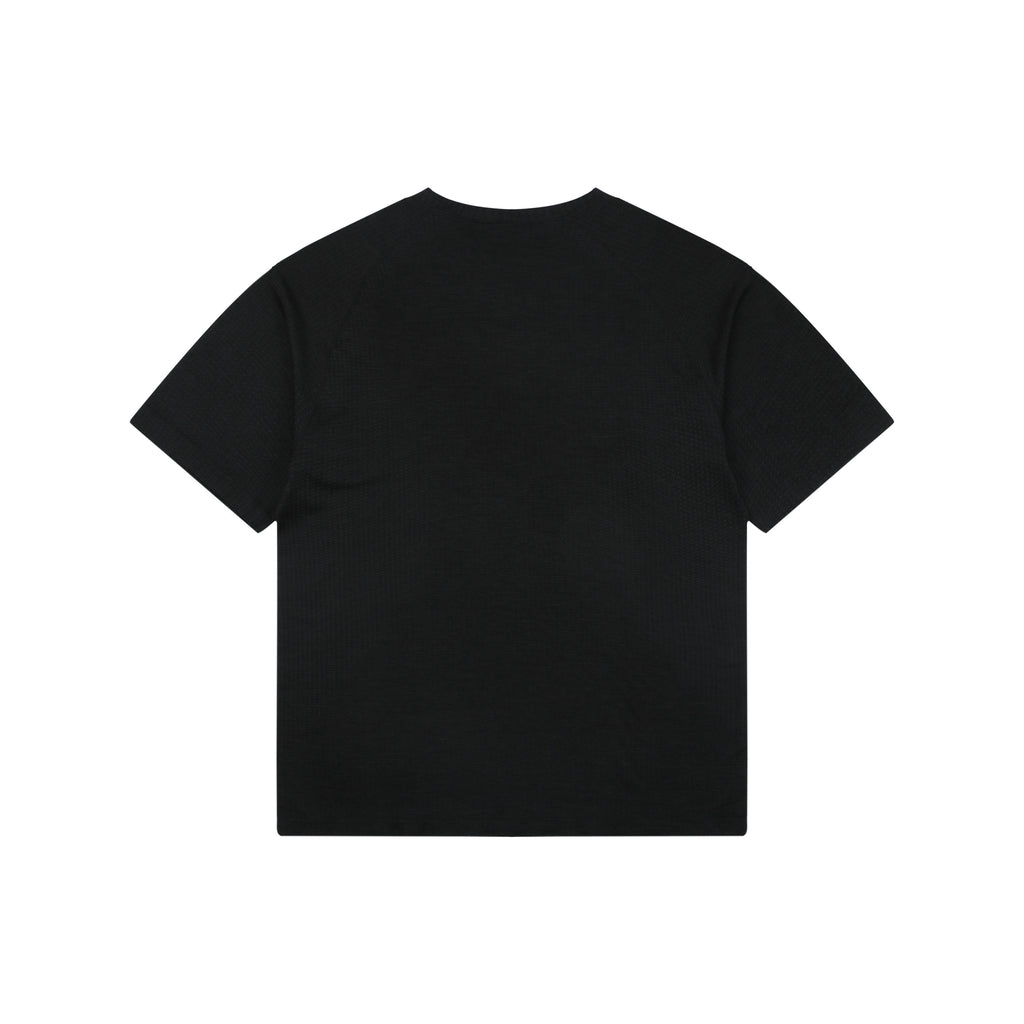 Lululemon Oversized Logo Ventilated Quick-Dry Tee – Black