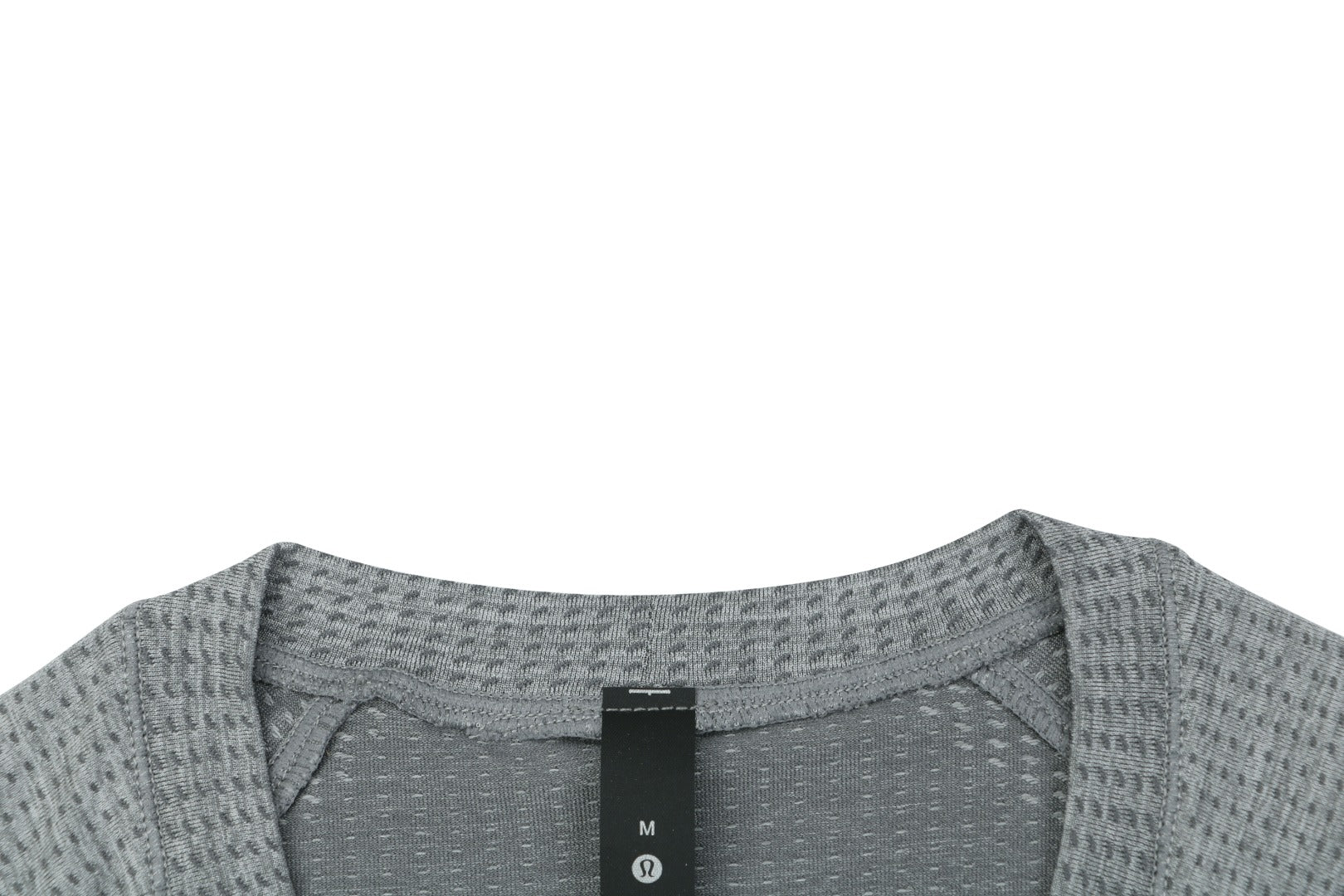 Lululemon Oversized Logo Ventilated Quick-Dry Tee – Grey