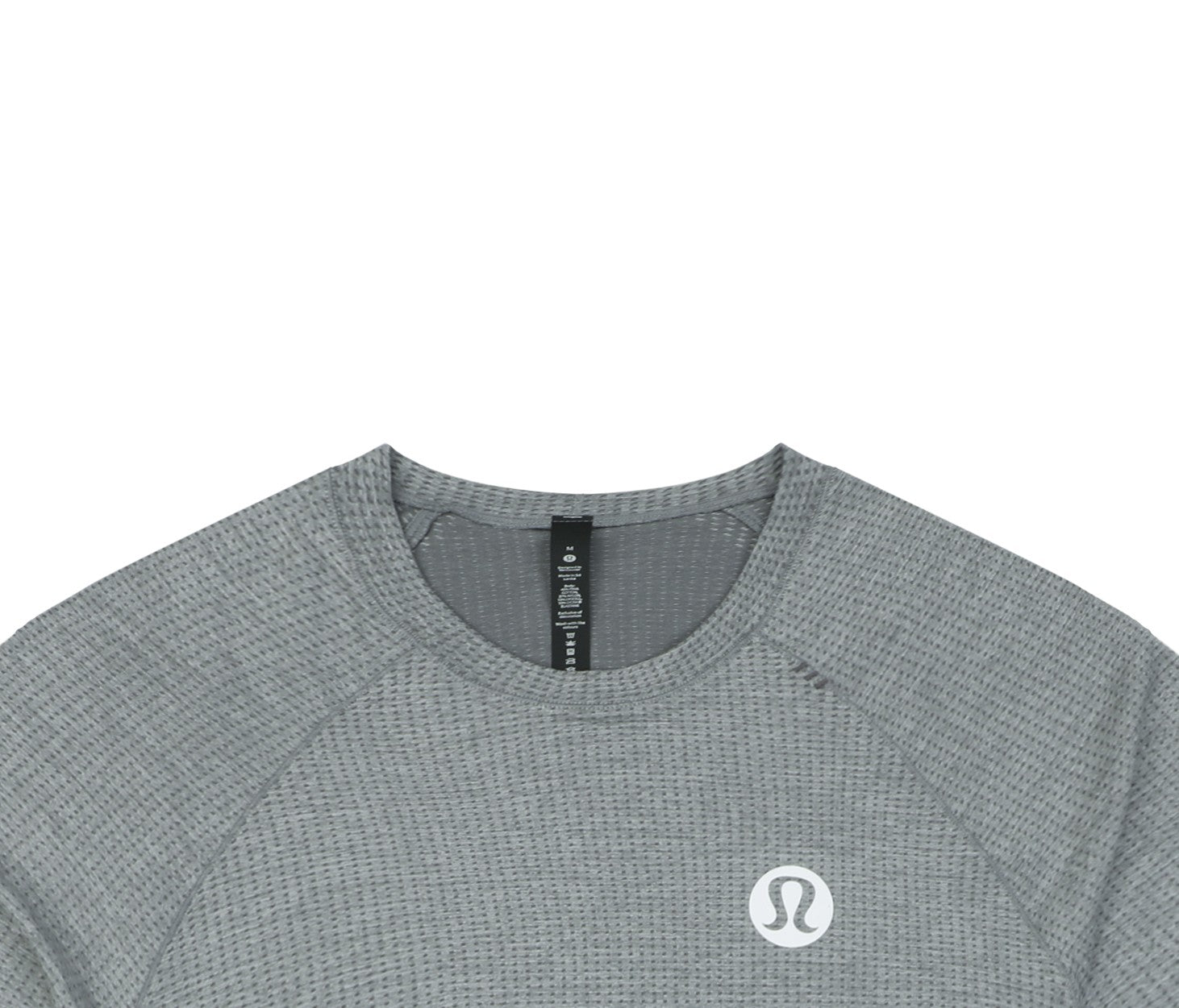 Lululemon Oversized Logo Ventilated Quick-Dry Tee – Grey