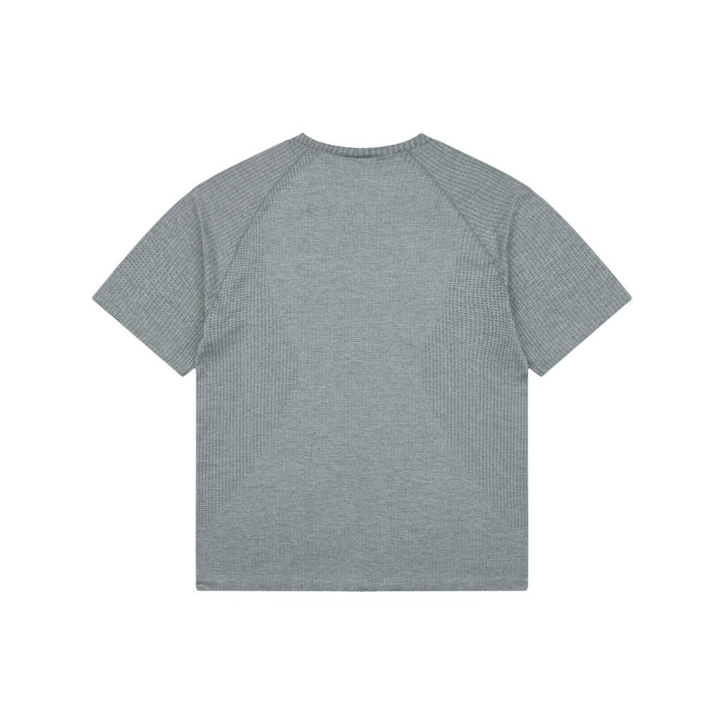 Lululemon Oversized Logo Ventilated Quick-Dry Tee – Grey