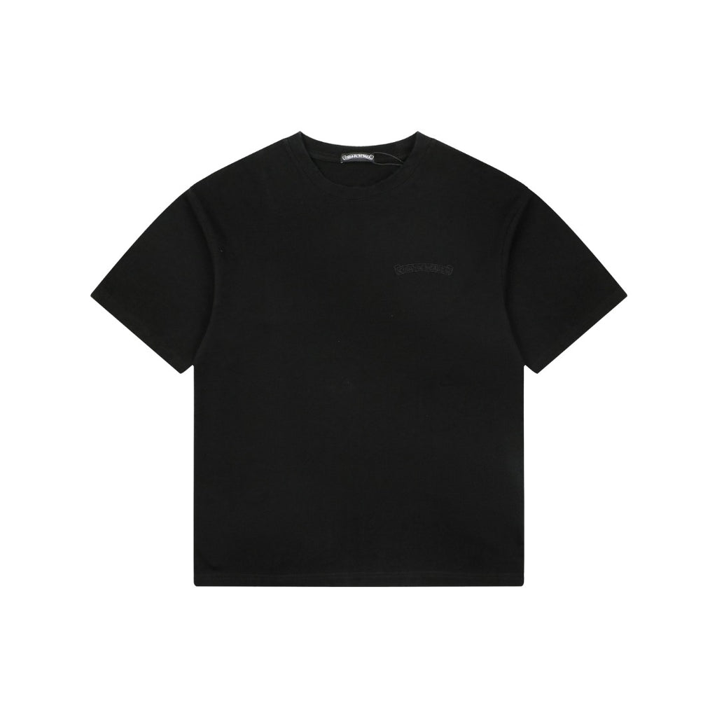 Chrome Hearts Tonal Sanskrit Appliqué Embroidered Tee – Black