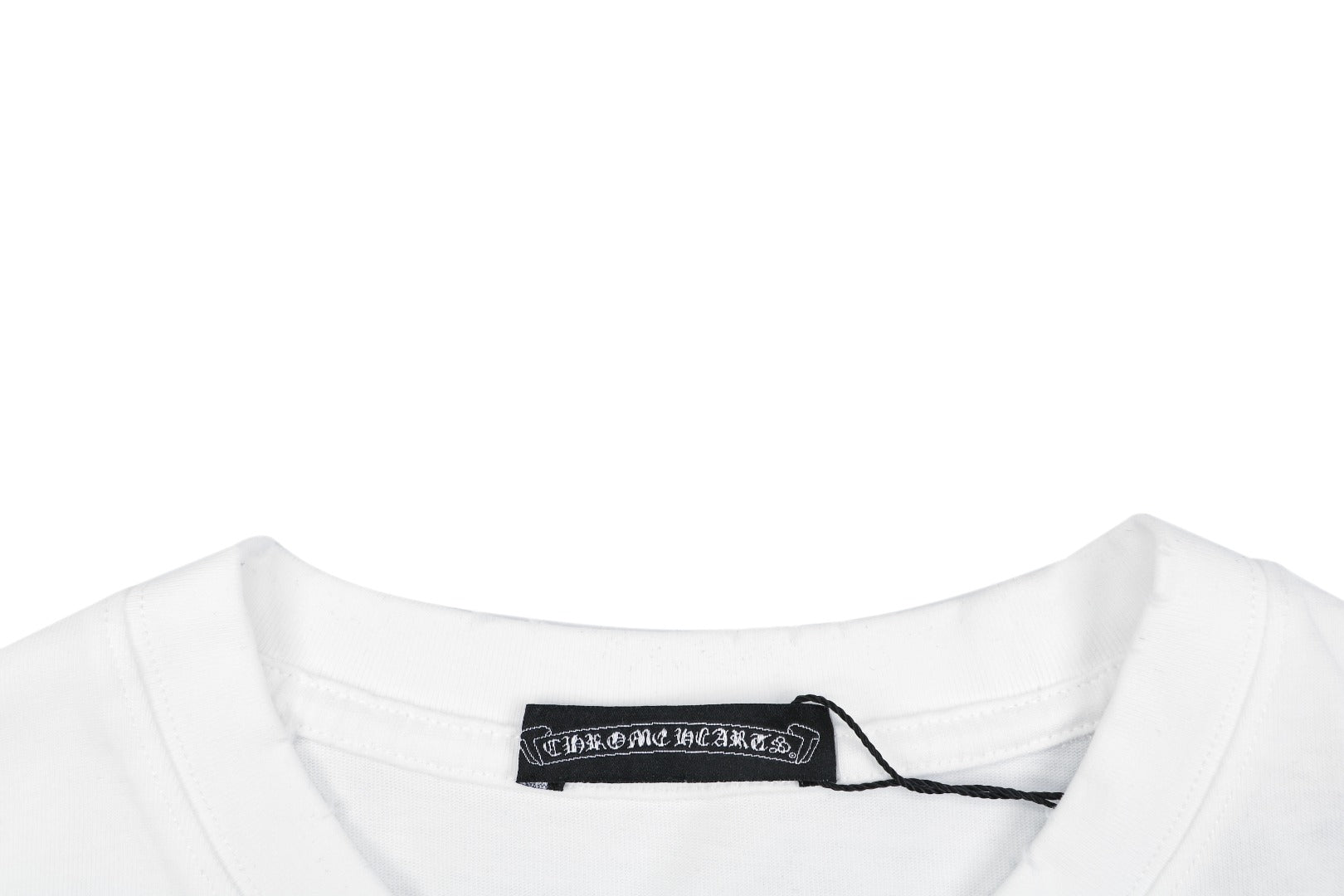 Chrome Hearts Tonal Sanskrit Appliqué Embroidered Tee – White