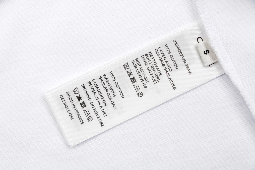 Celine Arc de Triomphe Paris Mini Logo Embroidered Tee – Bright White