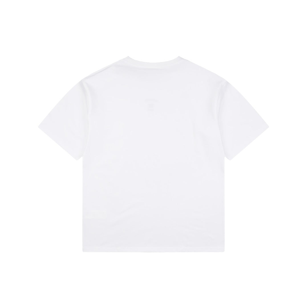 Celine Arc de Triomphe Paris Mini Logo Embroidered Tee – Bright White