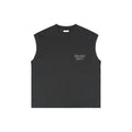 Gallery Dept. 25SS Pocket Logo Print Sleeveless Tee – Washed Black