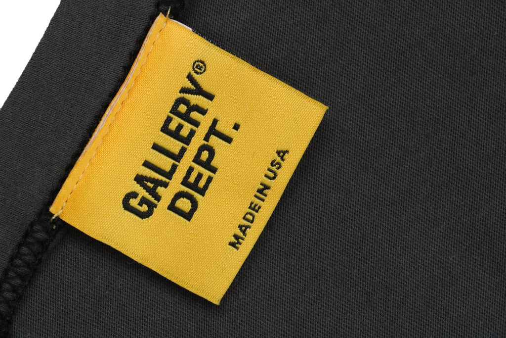Gallery Dept. 25SS Pocket Logo Print Sleeveless Tee – Washed Black