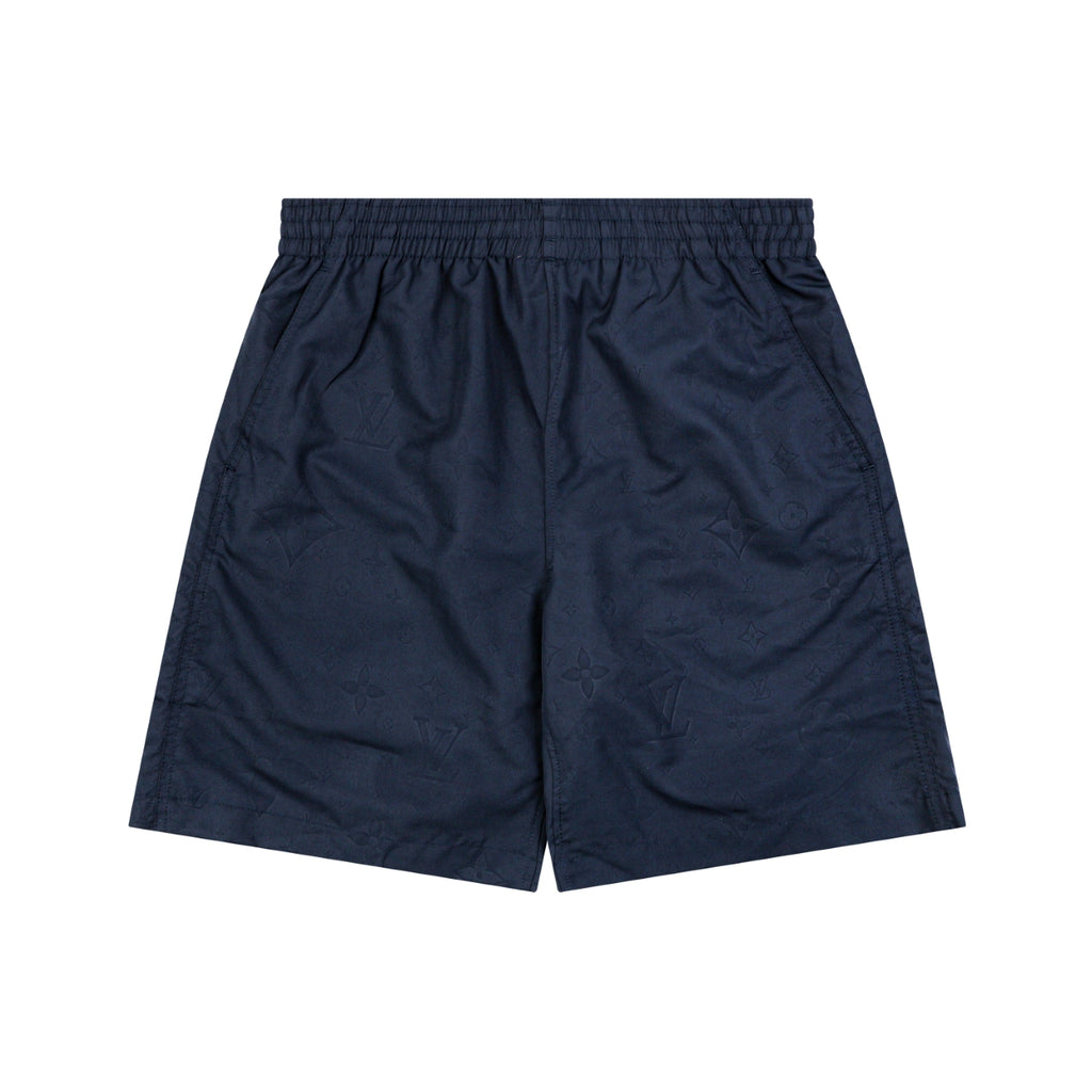 Louis Vuitton Tonal Jacquard Tricolor Shorts – Navy