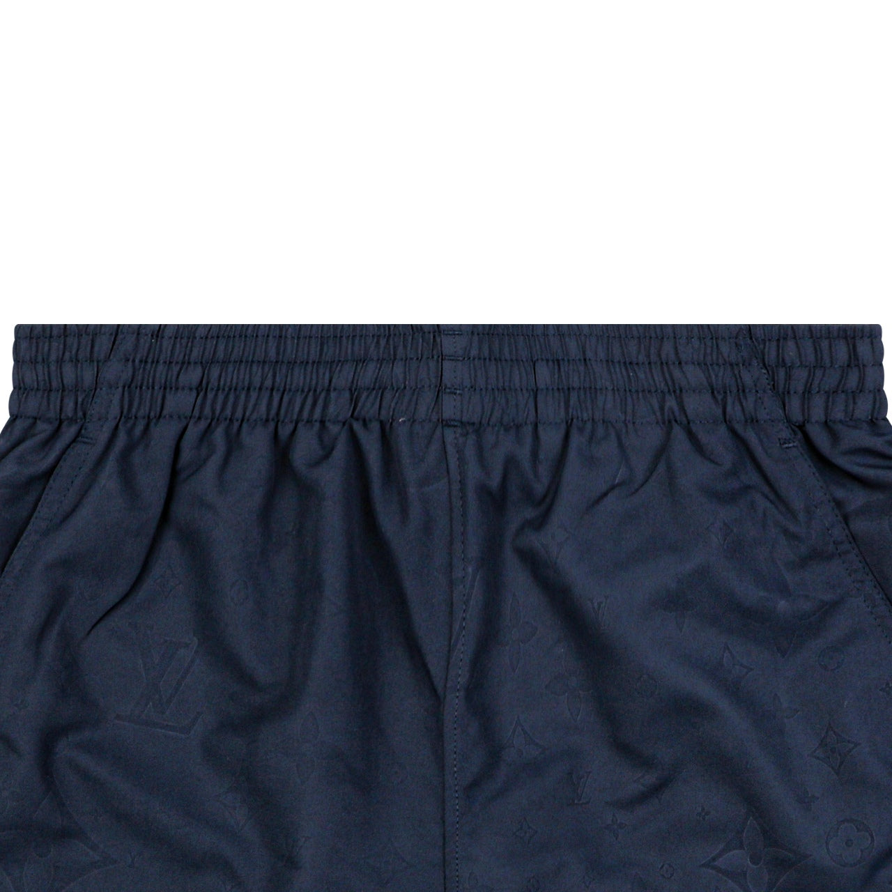 Louis Vuitton Tonal Jacquard Tricolor Shorts – Navy