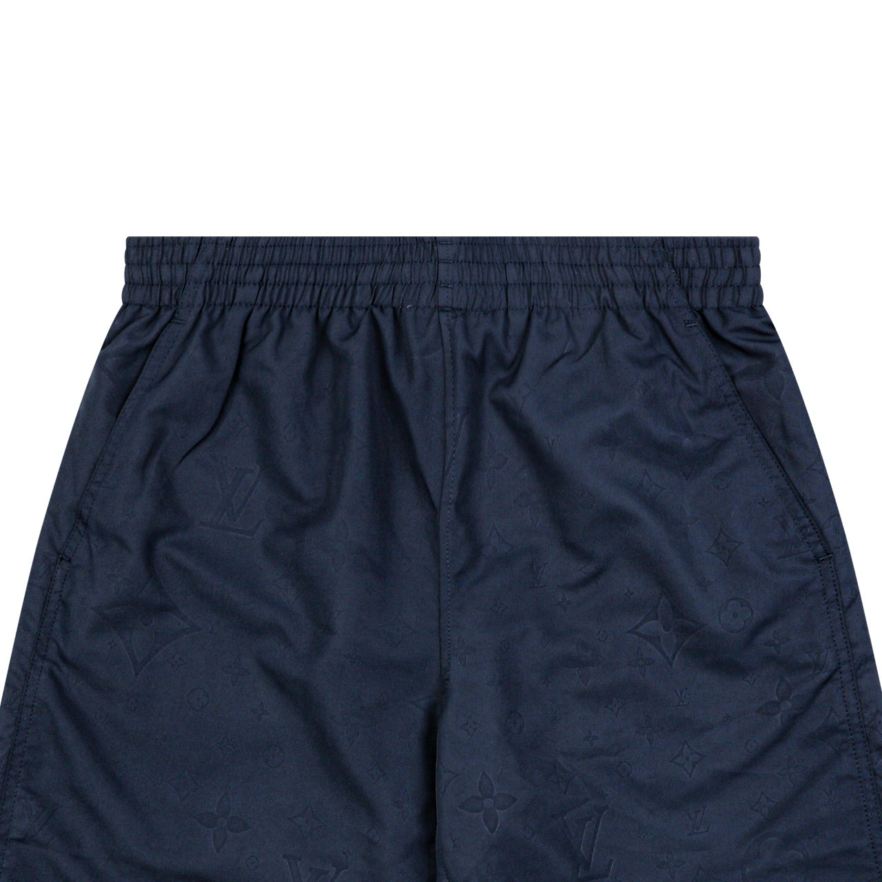 Louis Vuitton Tonal Jacquard Tricolor Shorts – Navy