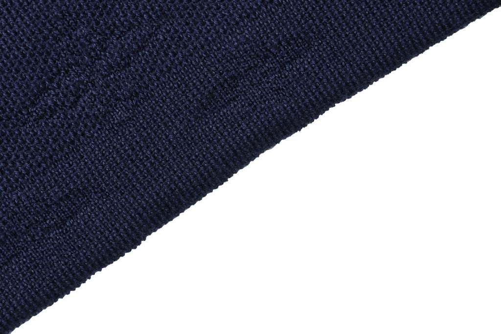 Louis Vuitton Navy Hem Tonal Monogram Jacquard Tee