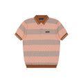 Louis Vuitton Pink Brown Checkerboard Jacquard Polo Shirt