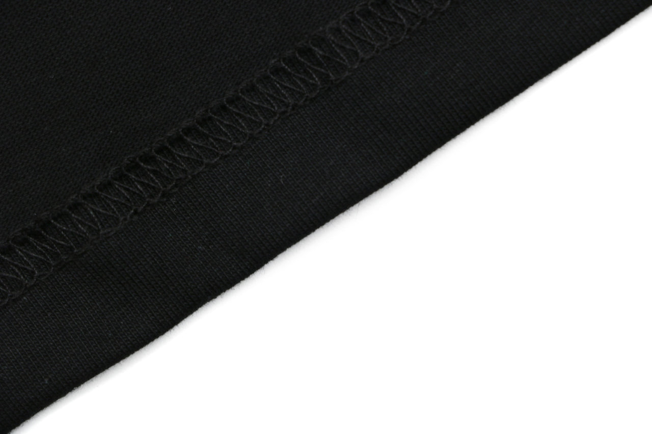 Gucci Red Green Web Collar G Letter Embroidered Tee – Black