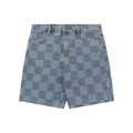 Louis Vuitton Light Blue Checkerboard Monogram Denim Shorts