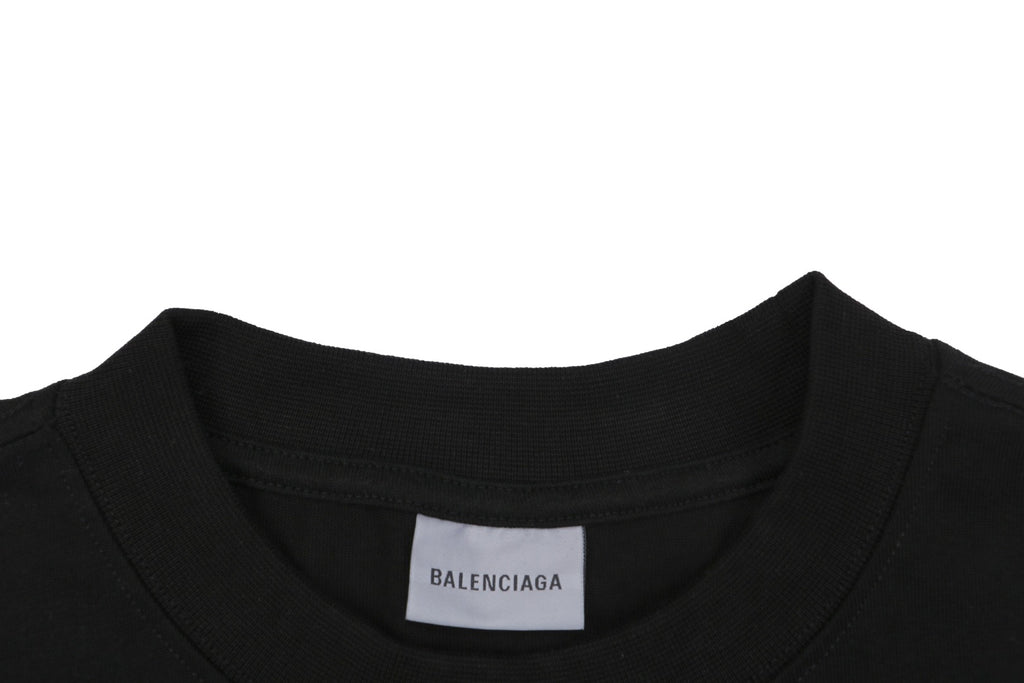 Balenciaga Fall 2016 Couture Sunglasses Portrait Graphic Tee – Black