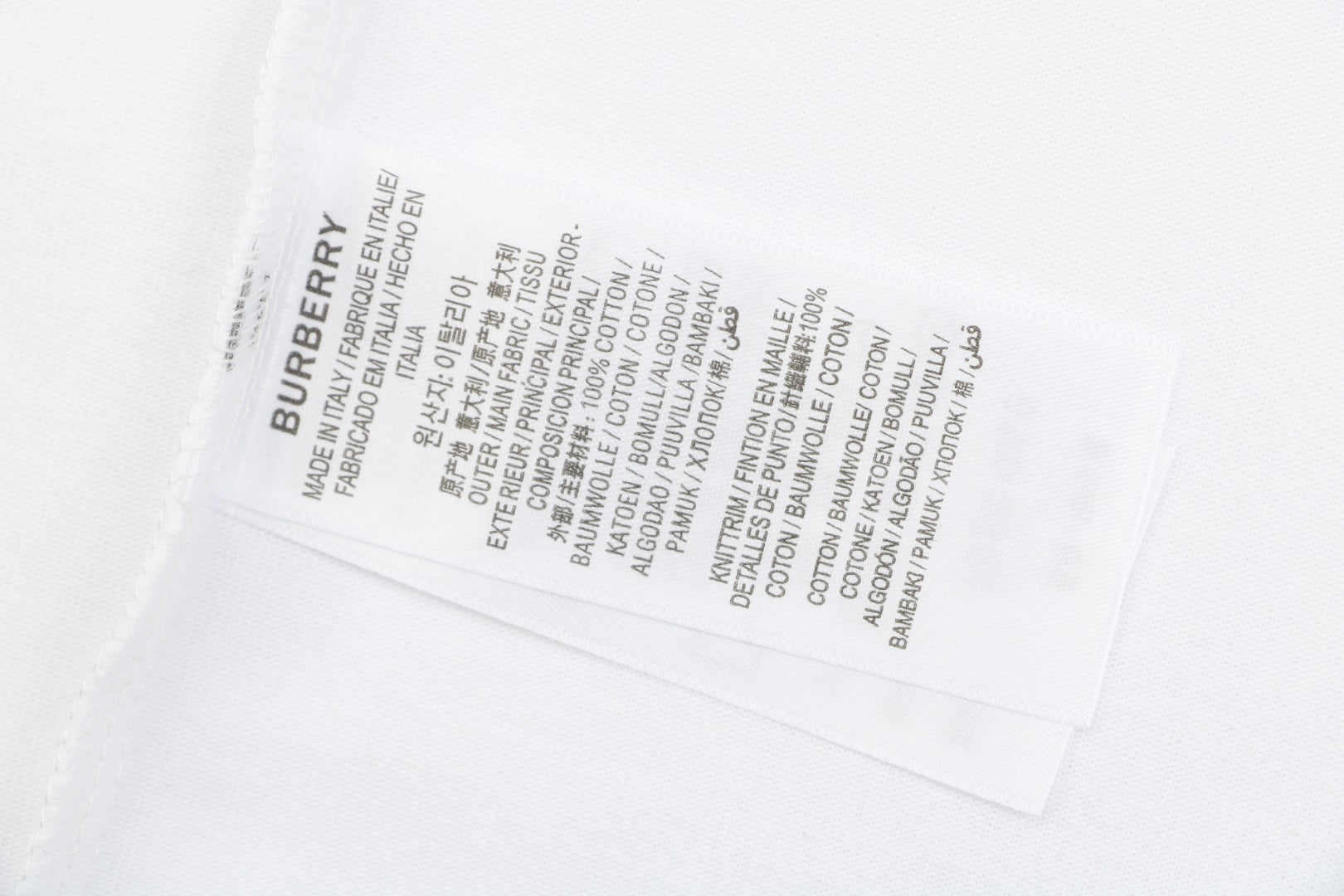 Burberry Vintage Check Patch Pocket Tee – White