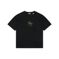 Burberry Rose Equestrian Knight Embroidered Tee – Black