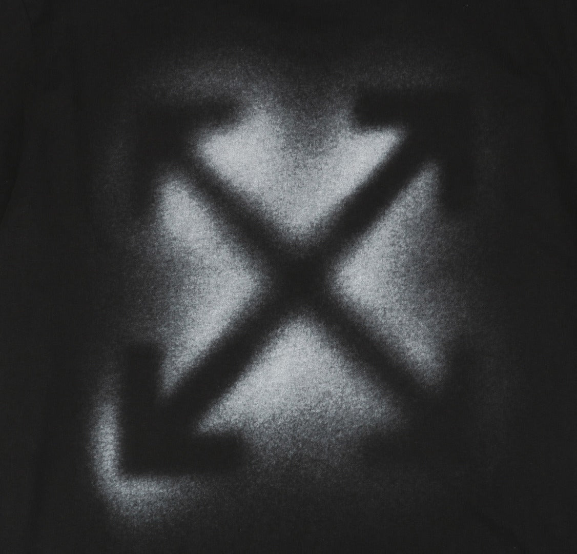 Off-White c/o Virgil Abloh 25SS Spray Paint Arrow Graphic Tee – Black