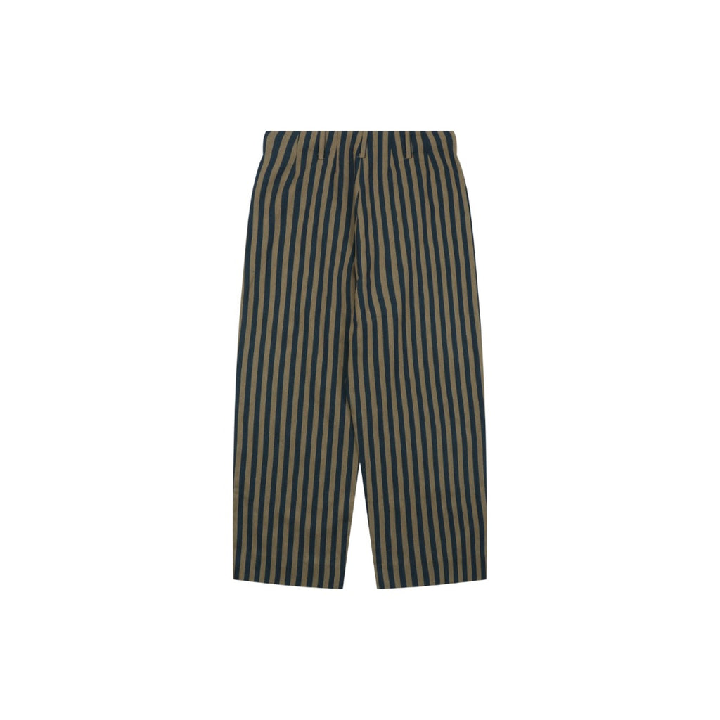 ERD Vertical Stripe Relaxed Trousers – Olive Navy