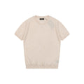 Loro Piana Fancy Yarn Knit Short Sleeve Tee – Dusty Rose