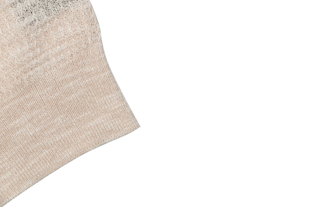 Loro Piana Fancy Yarn Knit Short Sleeve Tee – Dusty Rose