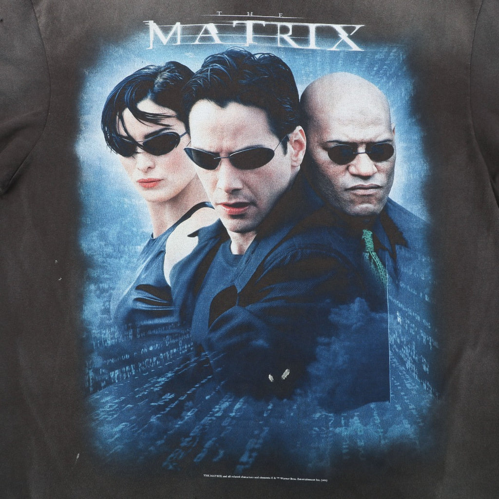 Saint Michael x The Matrix Trio Portrait Graphic Tee – Washed Black