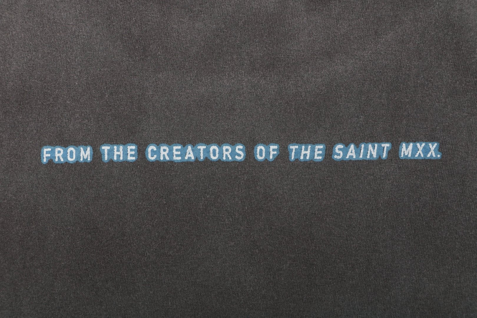 Saint Michael x The Matrix Trio Portrait Graphic Tee – Washed Black