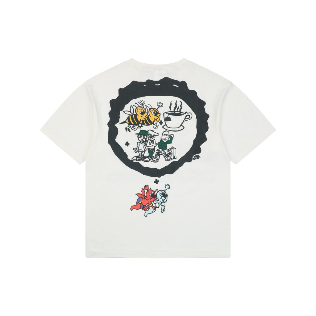 Saint Michael Rap Group Graphic Print Tee