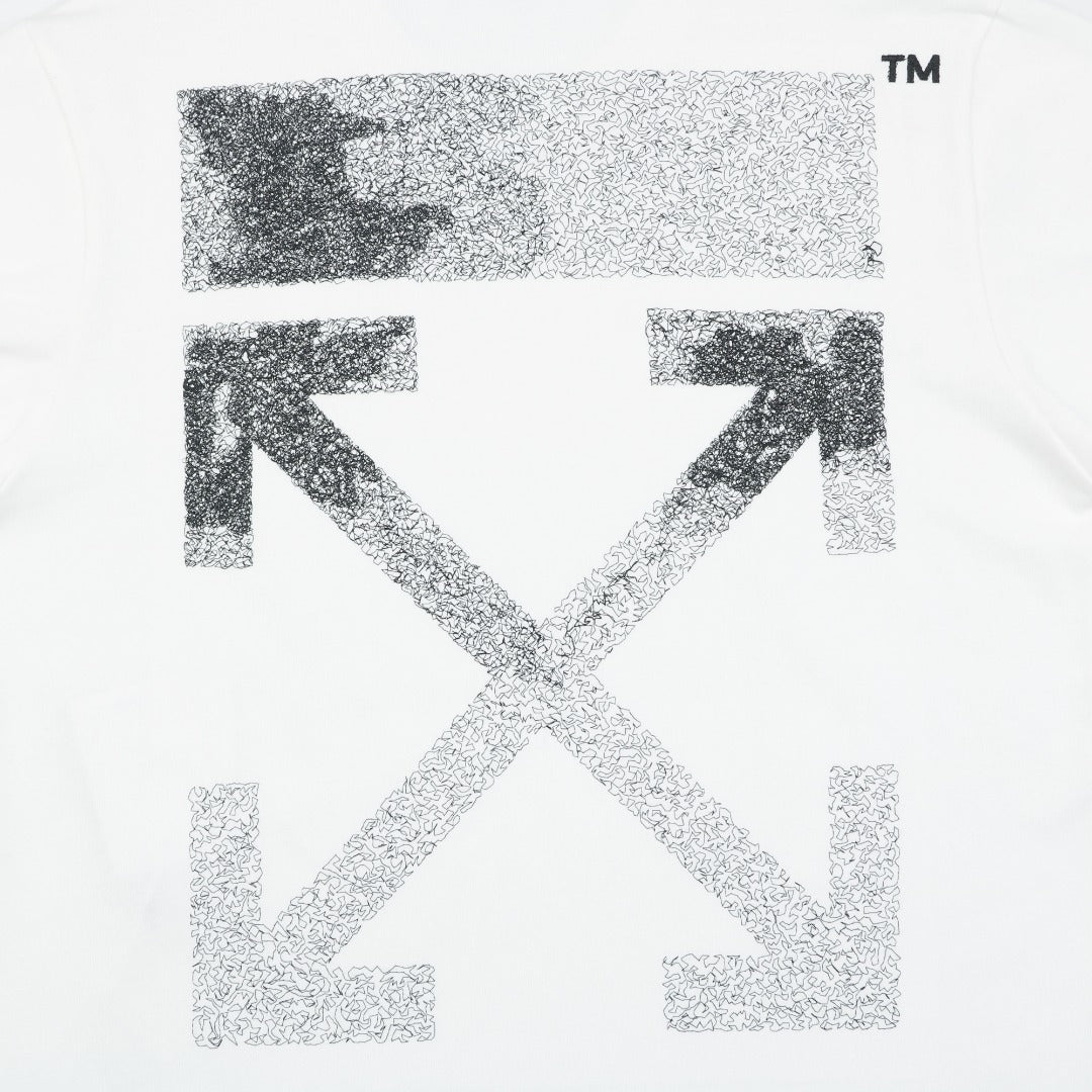 Off-White Gradient Interwoven Arrow Graphic Tee