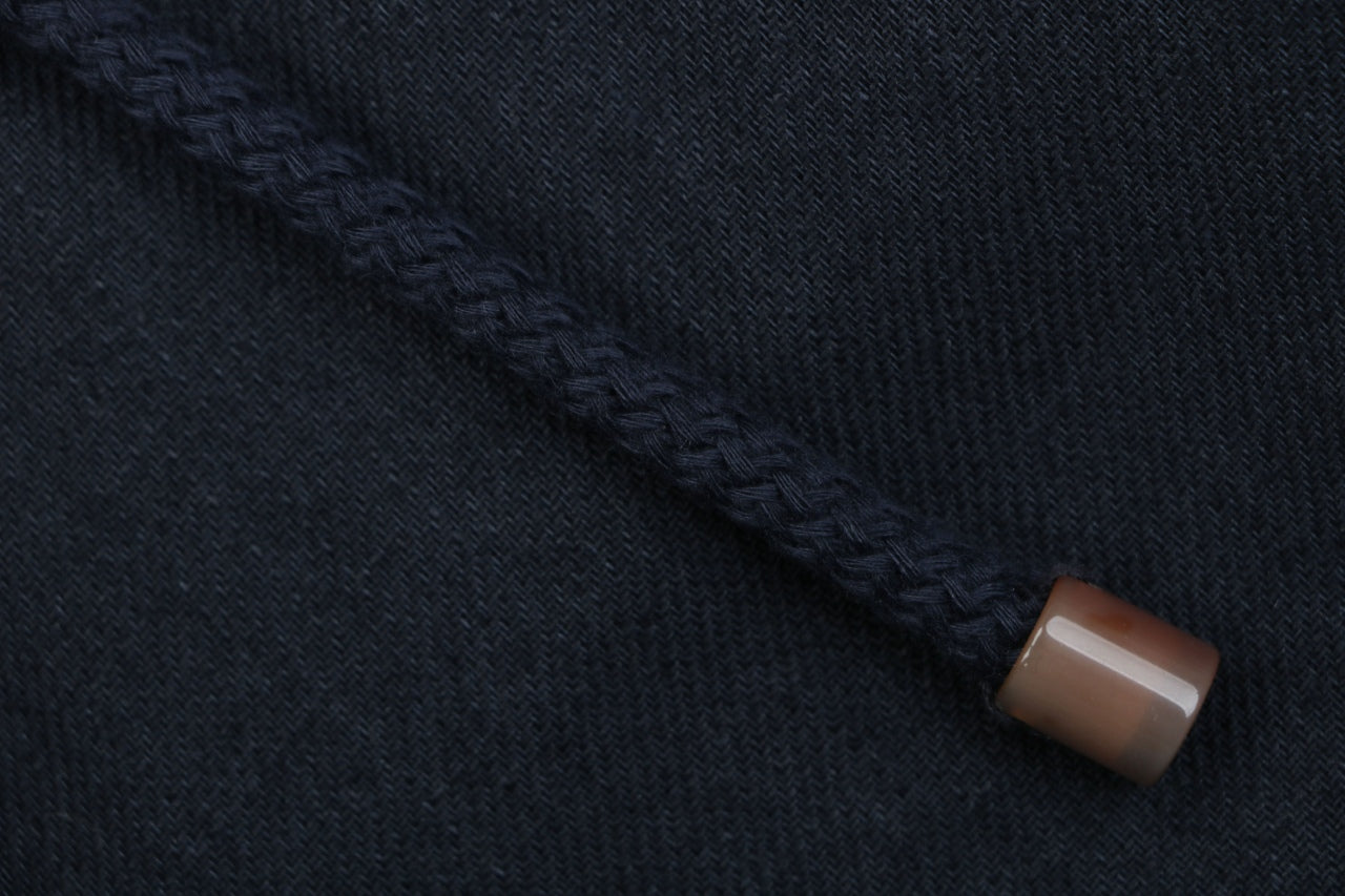 Balenciaga Double-Pleat Linen Drawstring Shorts — Navy
