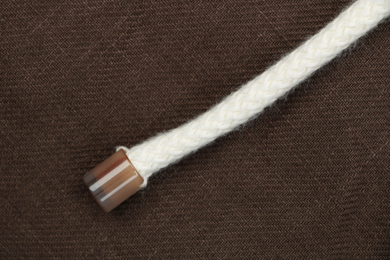 Balenciaga Double-Pleat Linen Drawstring Shorts — Brown
