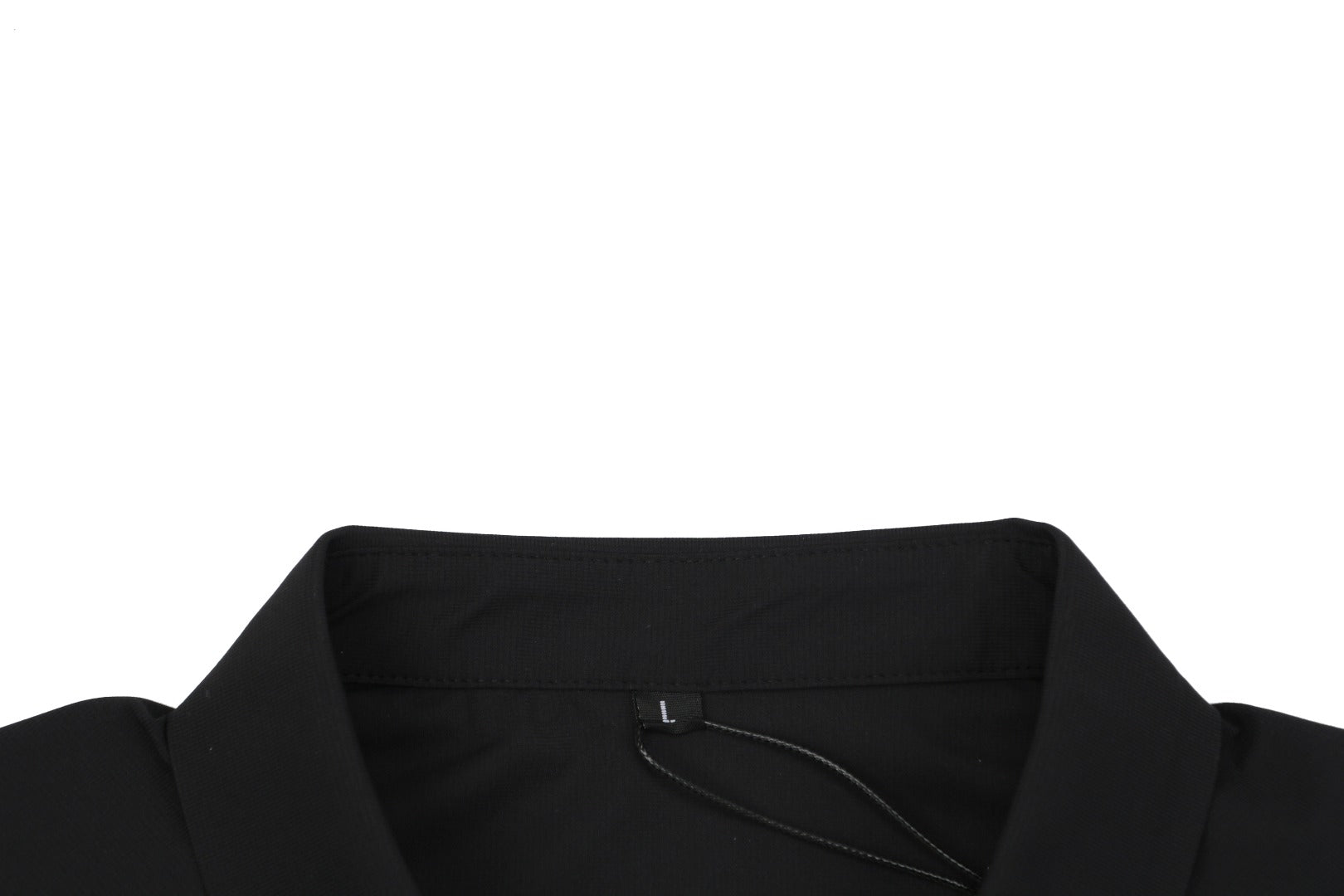 Mammut Tonal Mammoth Embroidered Polo Tee — Black