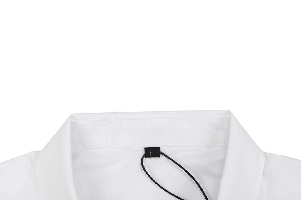 Mammut Tonal Mammoth Embroidered Polo Tee — White