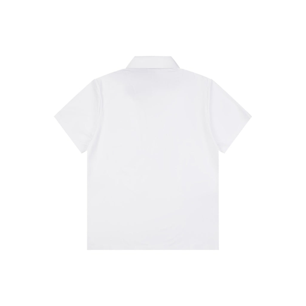 Mammut Tonal Mammoth Embroidered Polo Tee — White