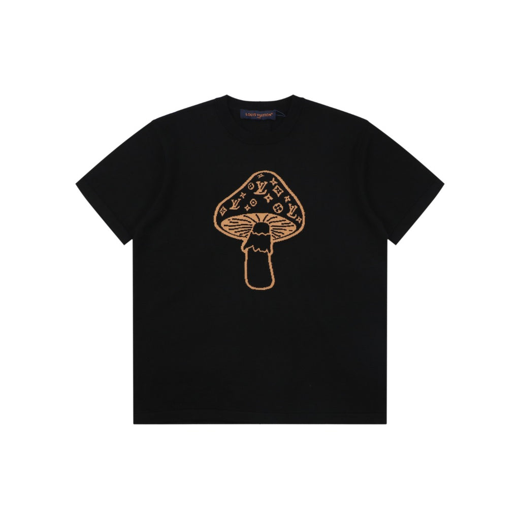 Louis Vuitton Monogram Mushroom Jacquard Tee — Black
