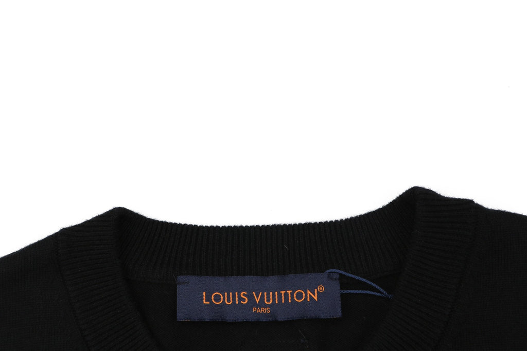Louis Vuitton Monogram Mushroom Jacquard Tee — Black