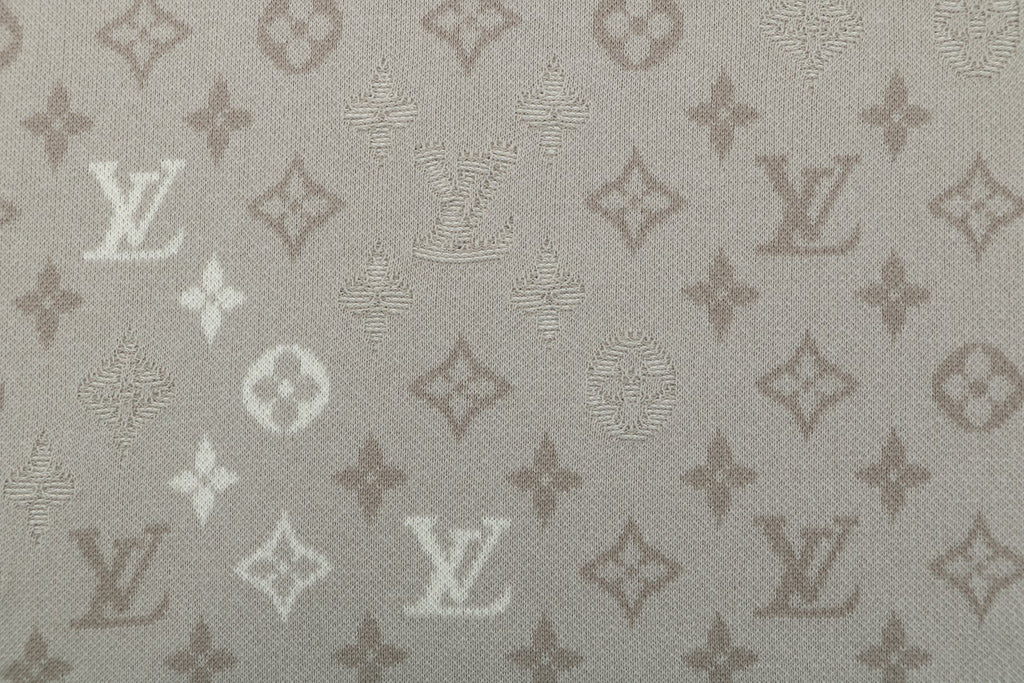 Louis Vuitton Gradient Monogram Allover Jacquard Tee — Stone