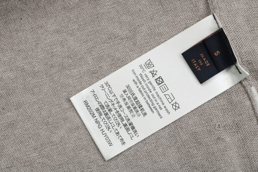 Louis Vuitton x Park Seo-Bo Hand-Lettered Jacquard Tee — Stone