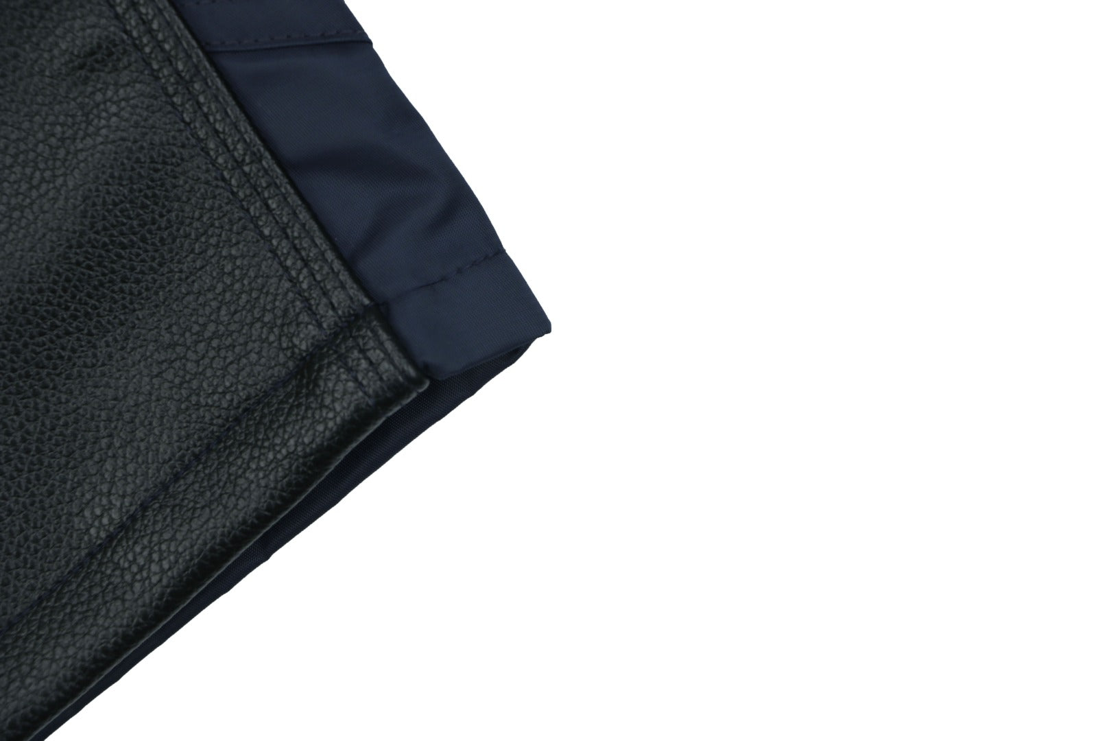 Chrome Hearts 24FW Leather-Panel Lumberjack Cargo Shorts — Navy