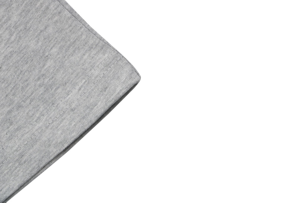 We11done Heart Logo Appliqué Embroidered Tee — Grey