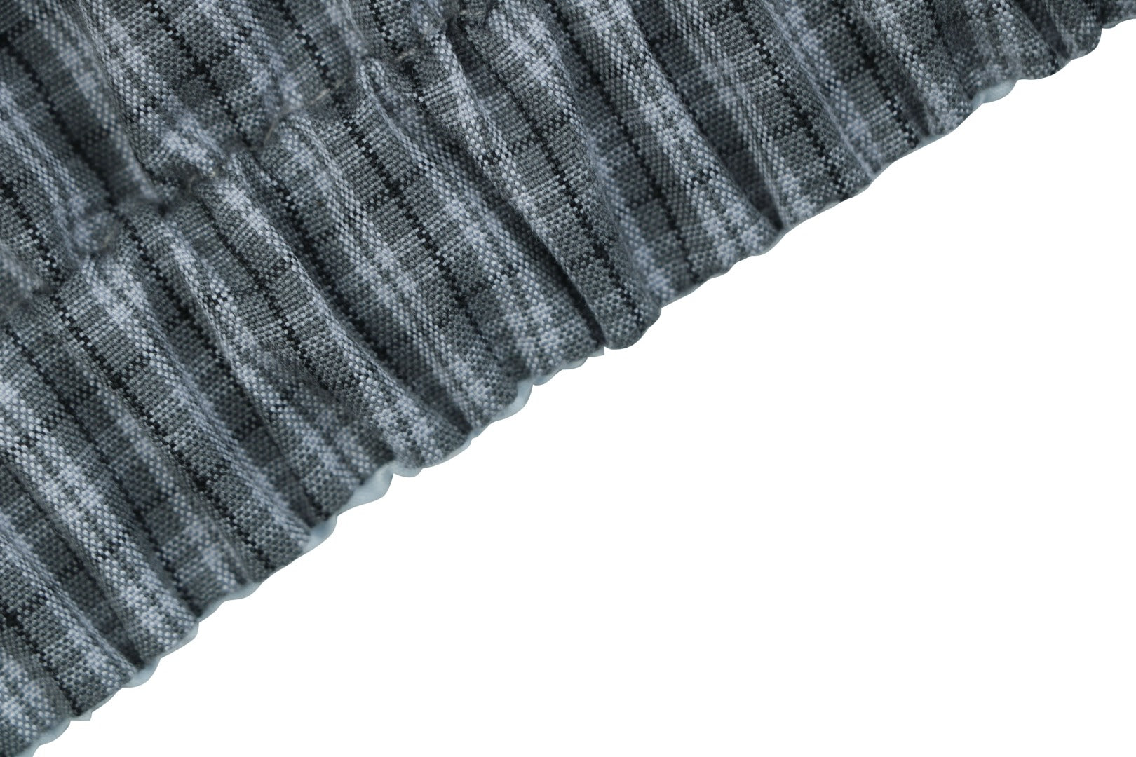 Prada Reversible Houndstooth Check Zip Jacket — Grey/Ice Blue