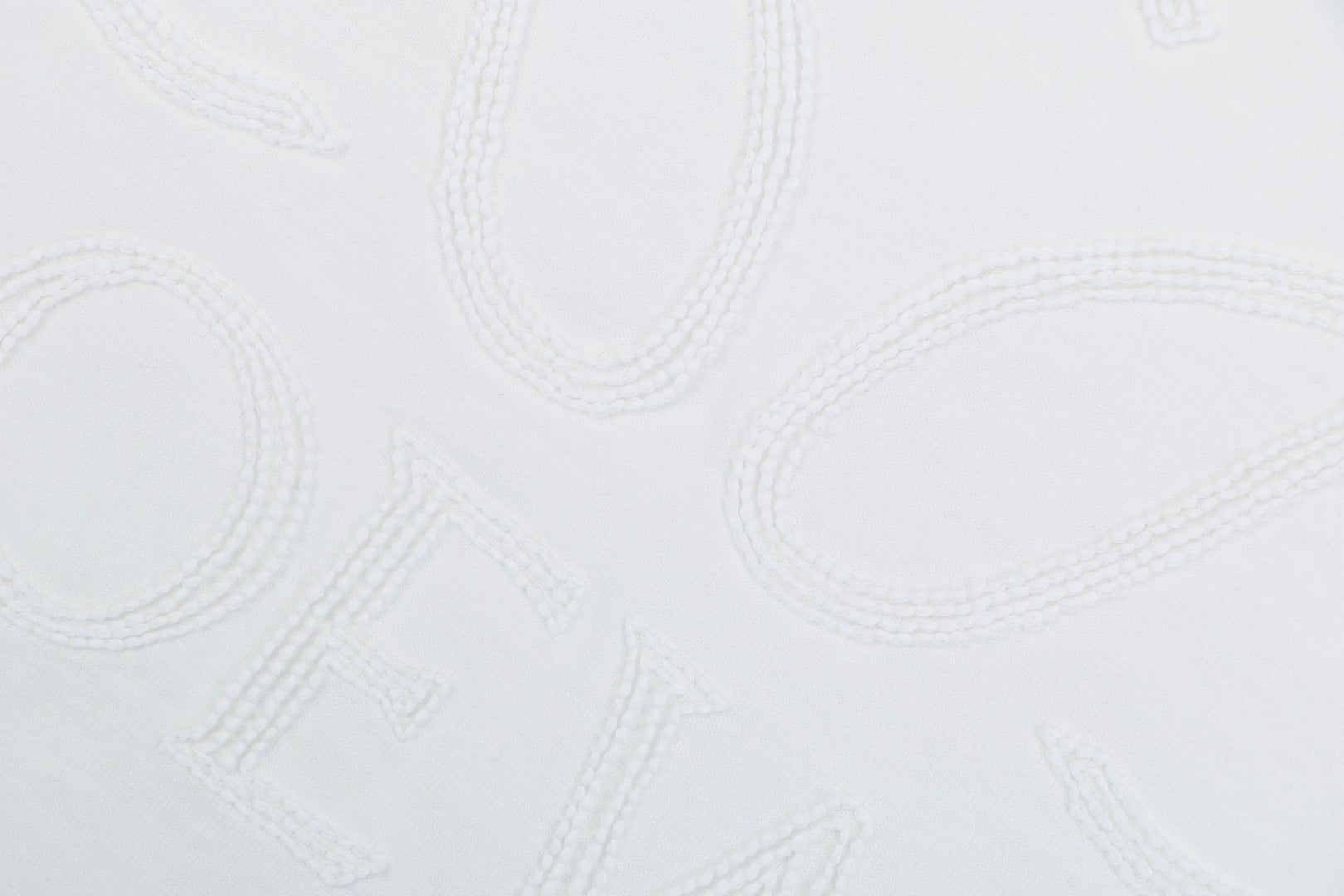 Loewe Chunky-Stitch Anagram Embroidered Tee — White