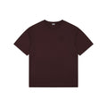 Loewe Chunky-Stitch Anagram Embroidered Tee — Dark Chocolate
