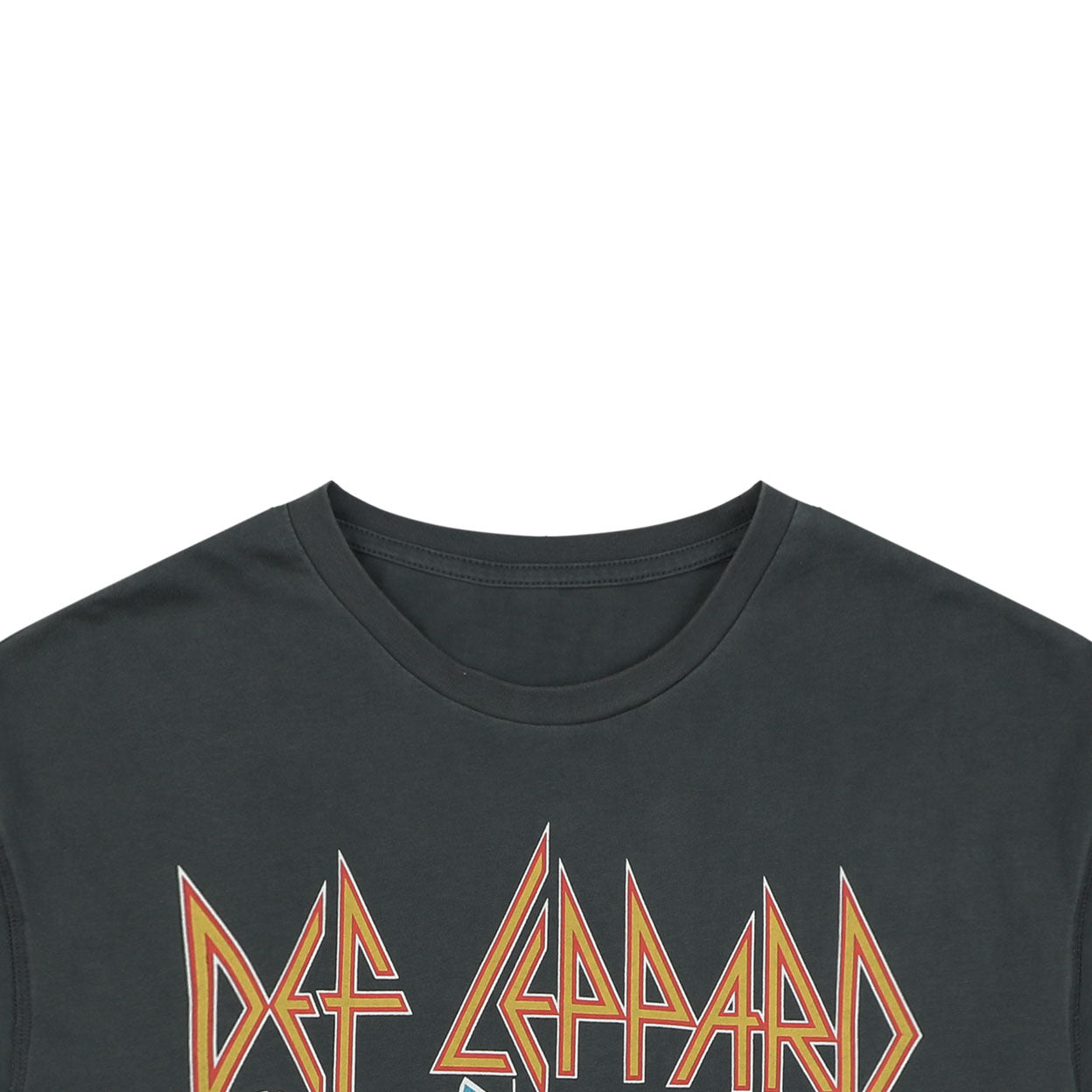 MadeWorn Def Leppard Rock Brigade Crowd Gaze Graphic Tee — Vintage Black
